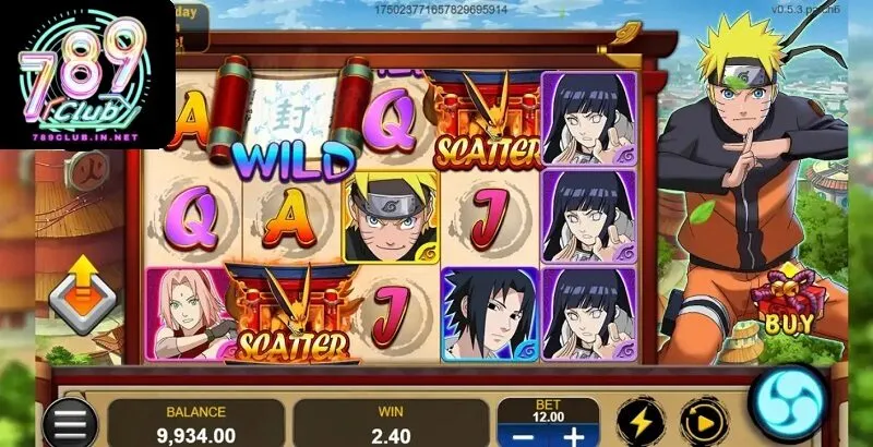 Luật chơi và cơ chế hoạt động của game slot naruto tại 789club